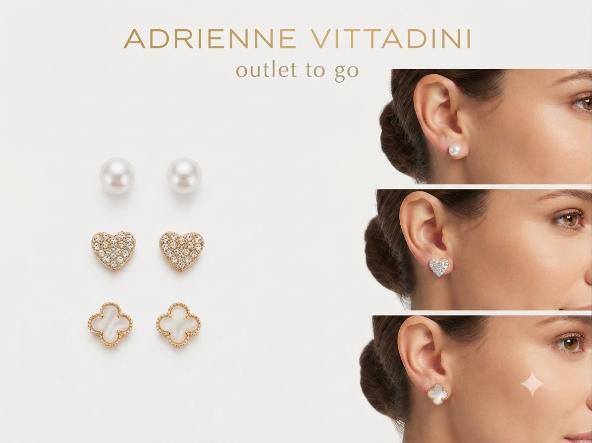 Set de 3 collares y 3 aretes adrienne vittadini diamante