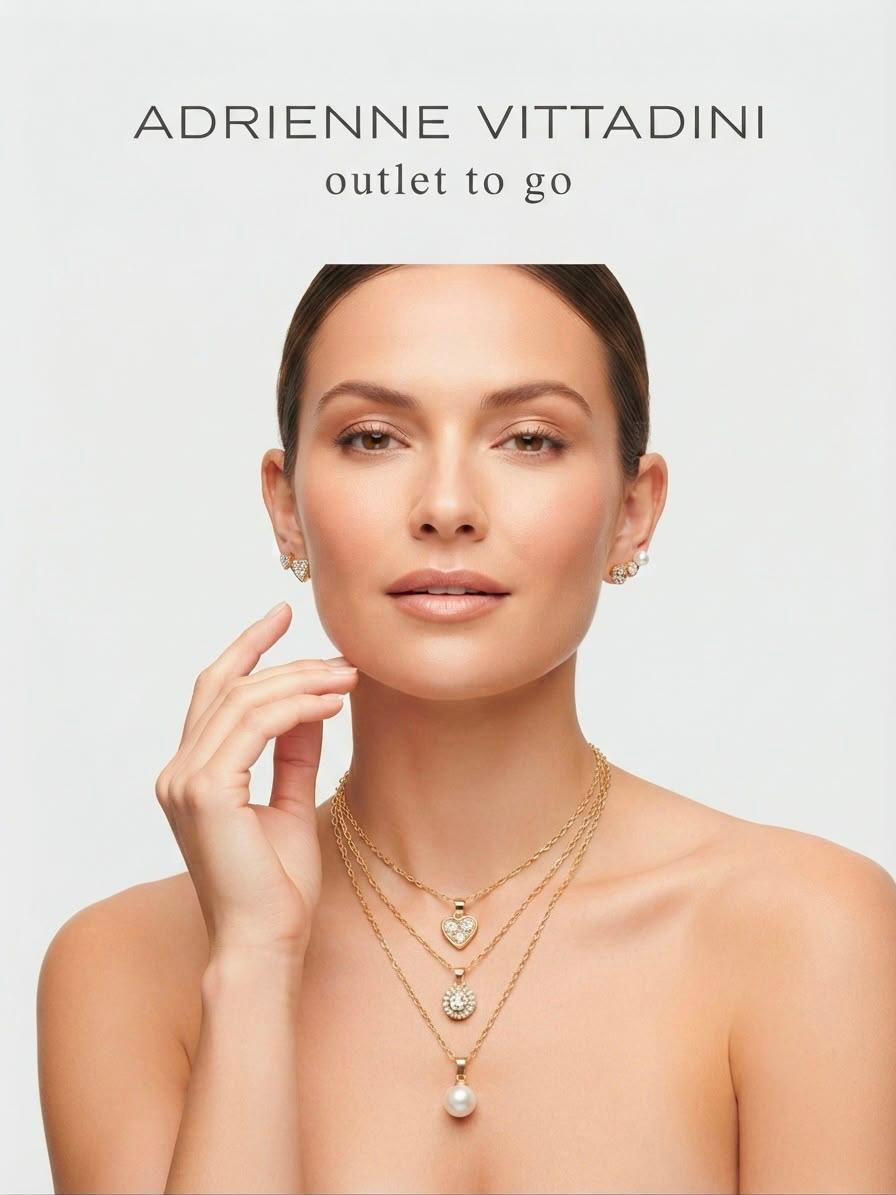Set de 3 aretes y 3 collares adrienne vittadini perlas