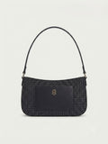 Bolsa de Hombro Tommy Hilfiger Monograma Negra
