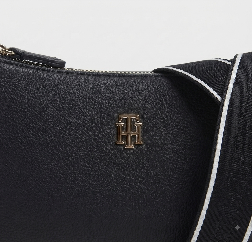Tommy Hilfiger Bolsa Crossbody Negra Signature