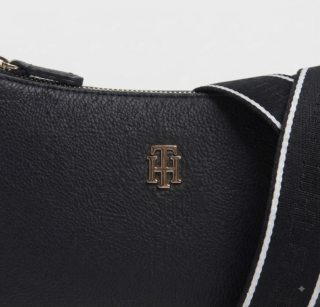 Tommy Hilfiger Bolsa Crossbody Negra Signature