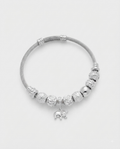Nine West Pulsera Charms Elefante Plateada