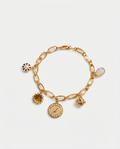 Nautica Pulsera Charms Dorada Colección Náutica