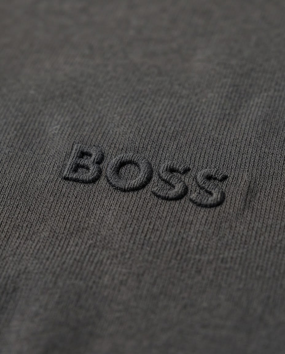BOSS Playera Gris Logo Pequeño