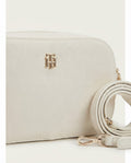 Bolsa Crossbody Tommy Hilfiger Crema con Solapa