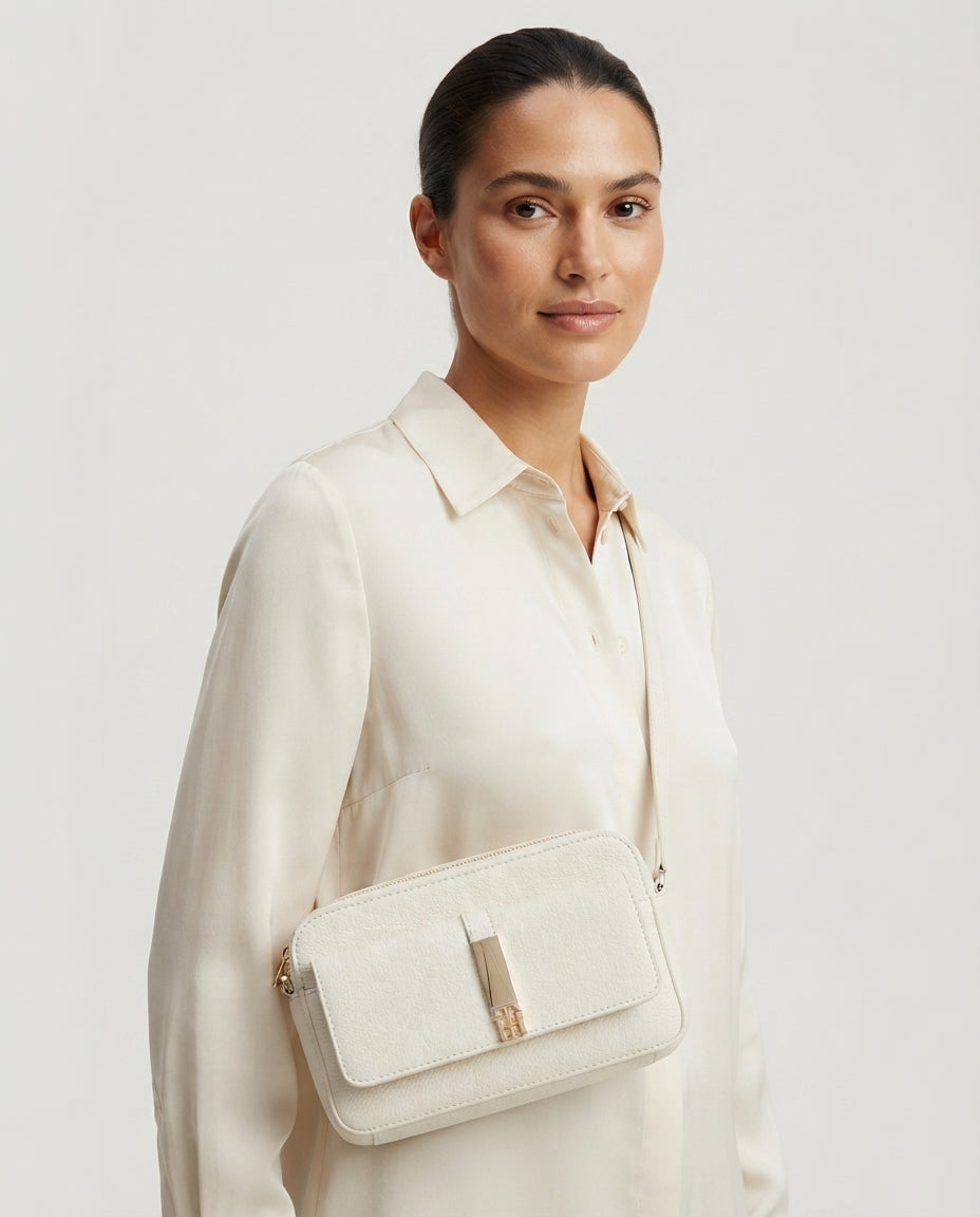 Bolsa Crossbody Tommy Hilfiger Crema