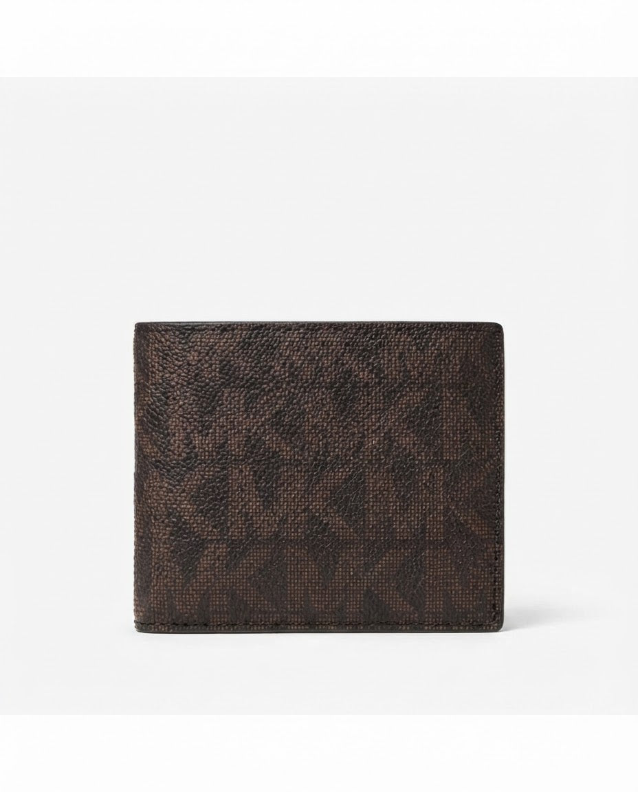 Michael Kors Slim Billfold Wallet para Hombre Color Café