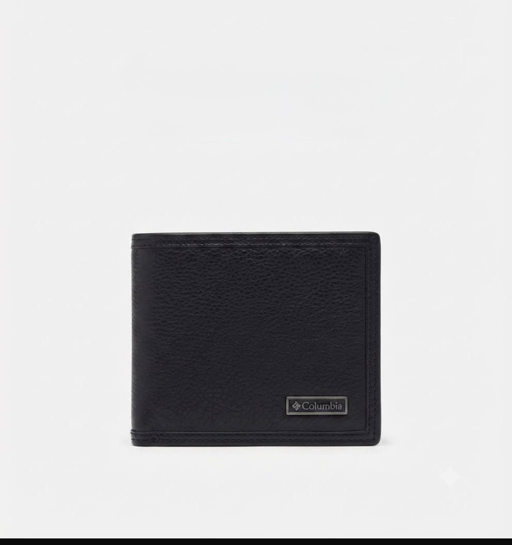 Columbia Cartera Bifold para Hombre Color Negro