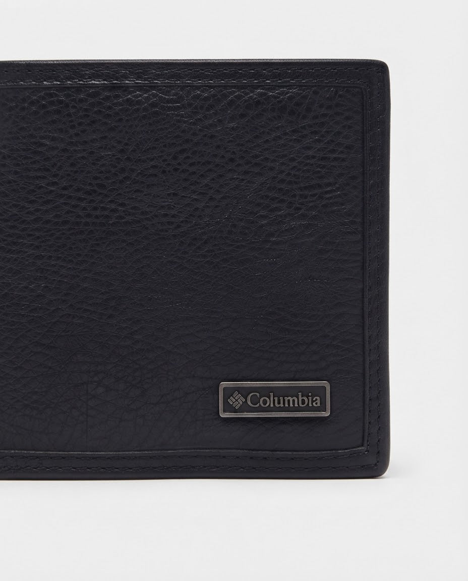 Columbia Cartera Bifold para Hombre Color Negro