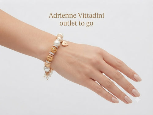 Adrienne Vittadini Pulsera Charms Corazones y Cruces