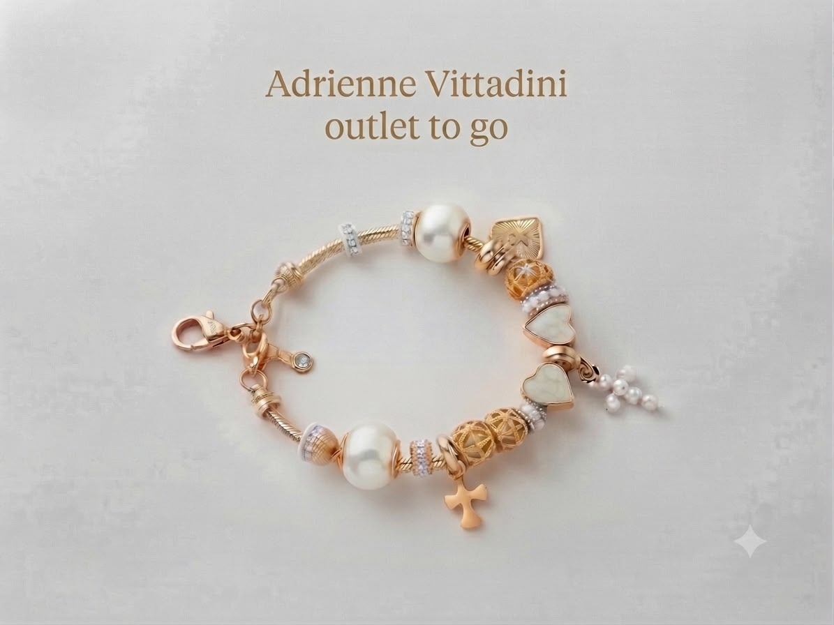 Adrienne Vittadini Pulsera Charms Faith Dorada
