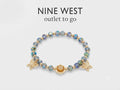 Nine West Pulsera de Cristales con Mariposas Azul