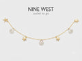 Nine West Pulsera Charms Marinos Dorada