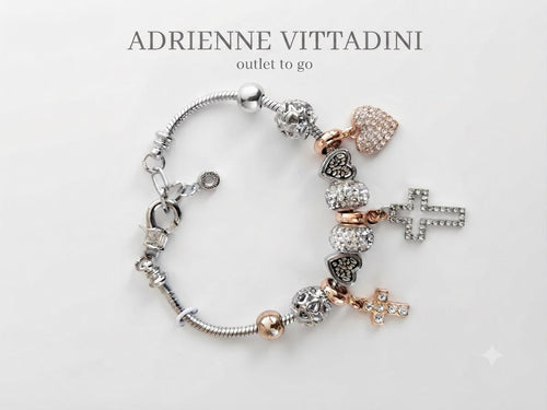 Adrienne Vittadini Pulsera Religiosa Bicolor