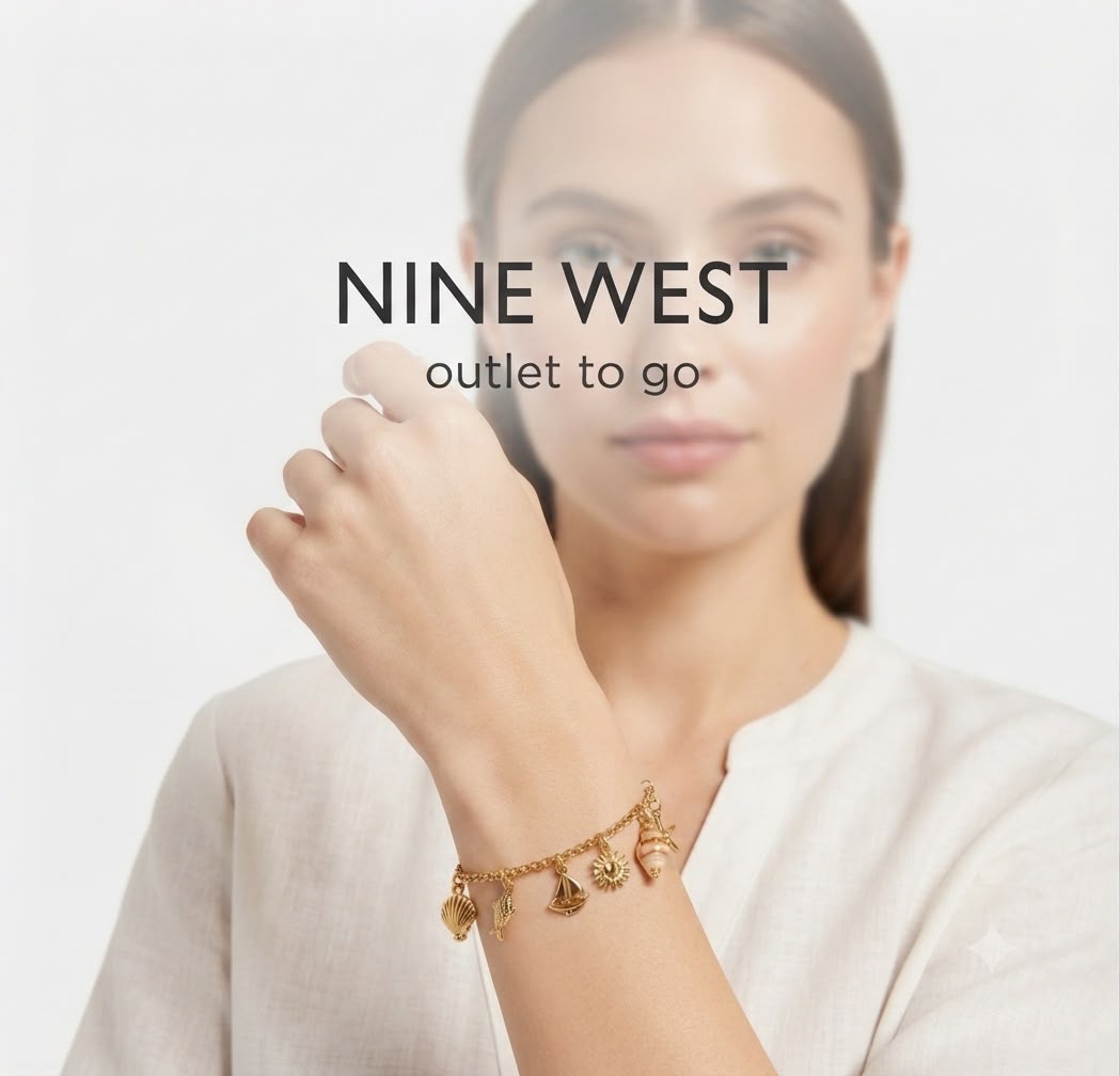 Nine West Tobillera Ocean Dorada Colección Marina