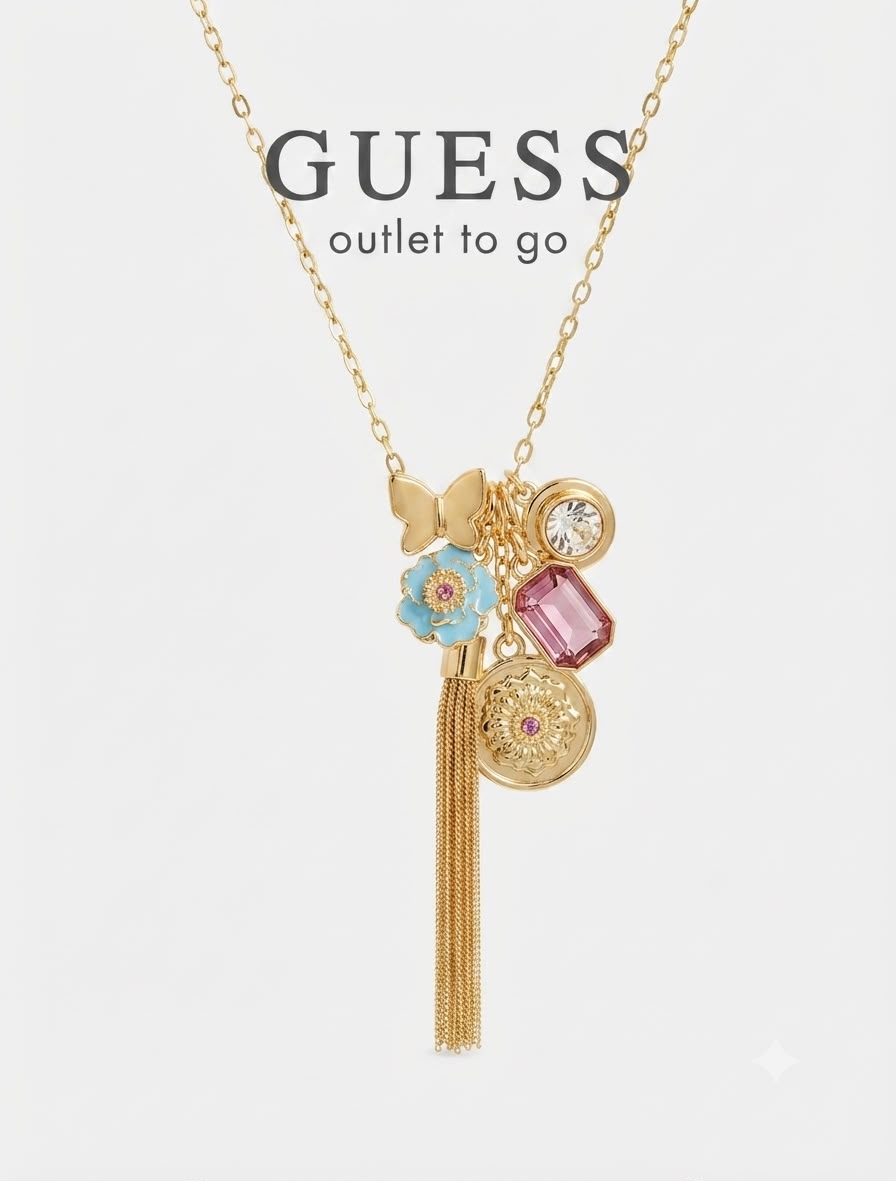 Guess Collar Charms Multicolor Dorado