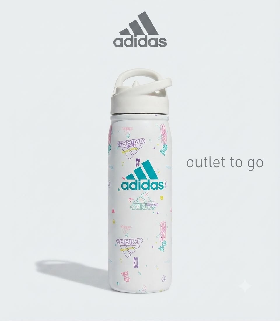 Termo Adidas Blanco Multicolor Lifestyle 600 ml