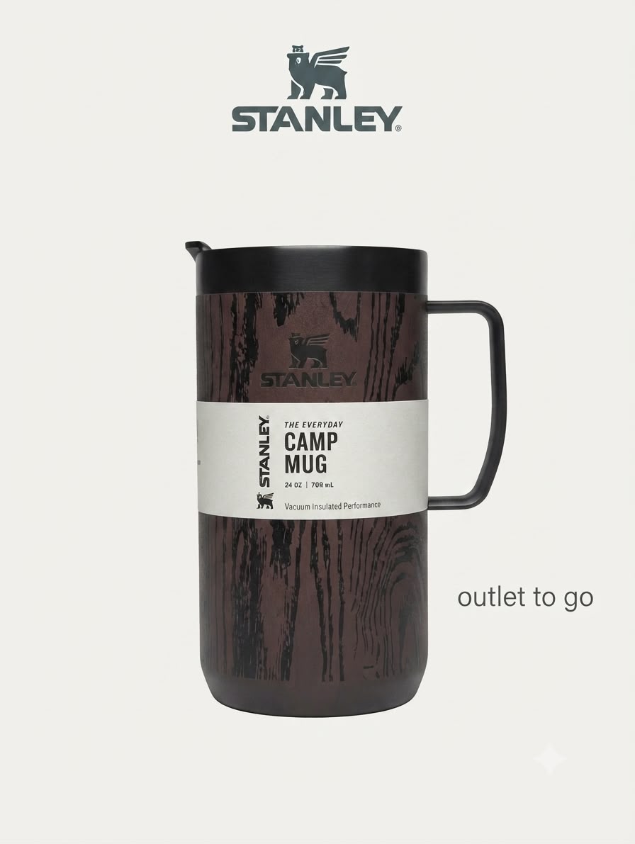 Stanley Camp Mug Acabado Madera 709 ml