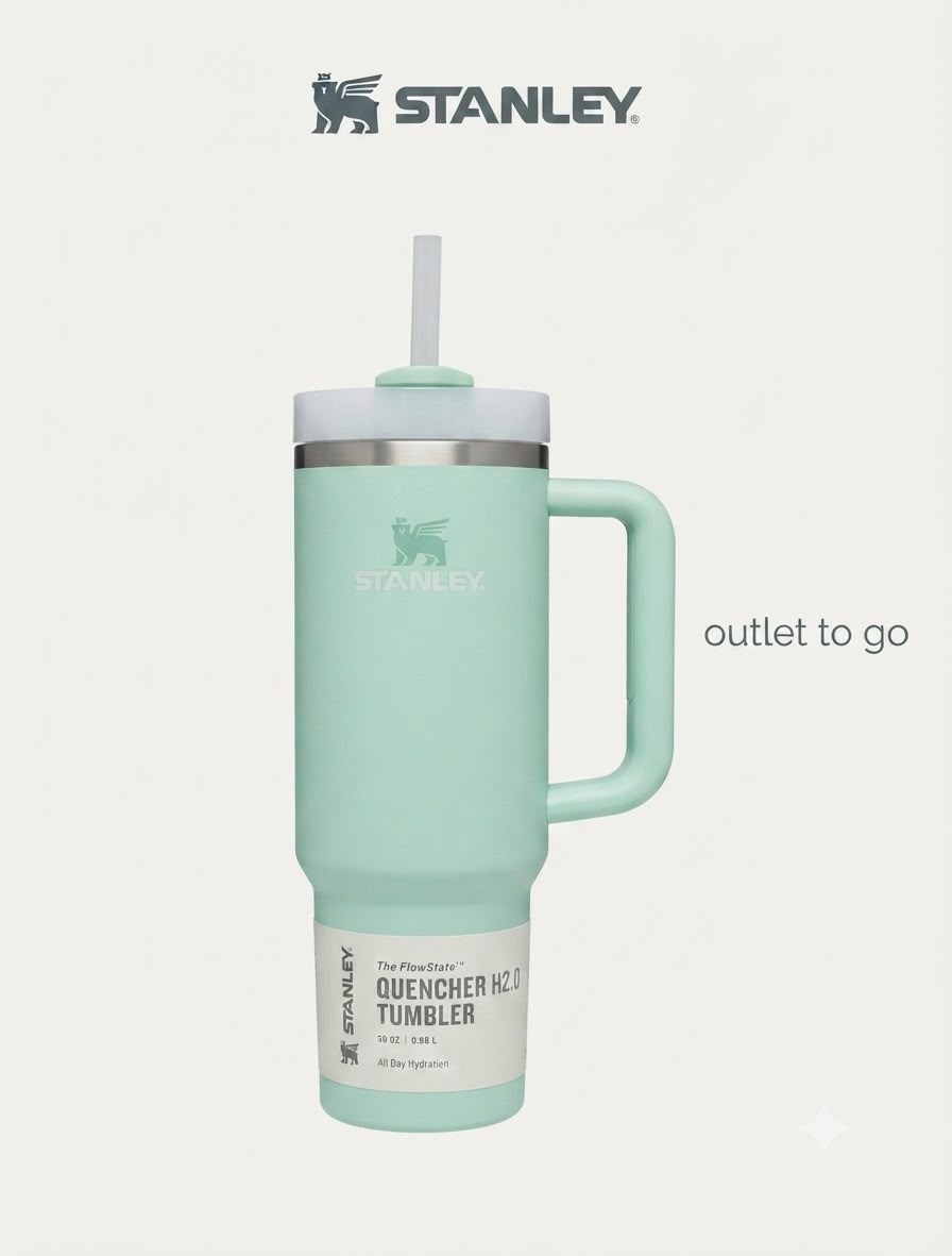 Stanley Quencher H2.0 Tumbler Verde Menta 30 oz