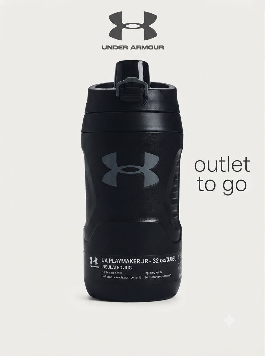Botella Deportiva Under Armour Playmaker Jug Negra 950 ml
