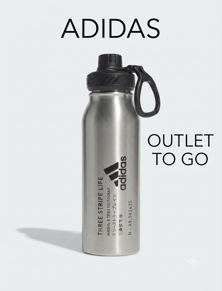 Botella Térmica Adidas Acero Inoxidable 1 lt 1