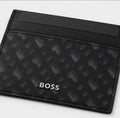 BOSS Tarjetero Negro Camuflaje