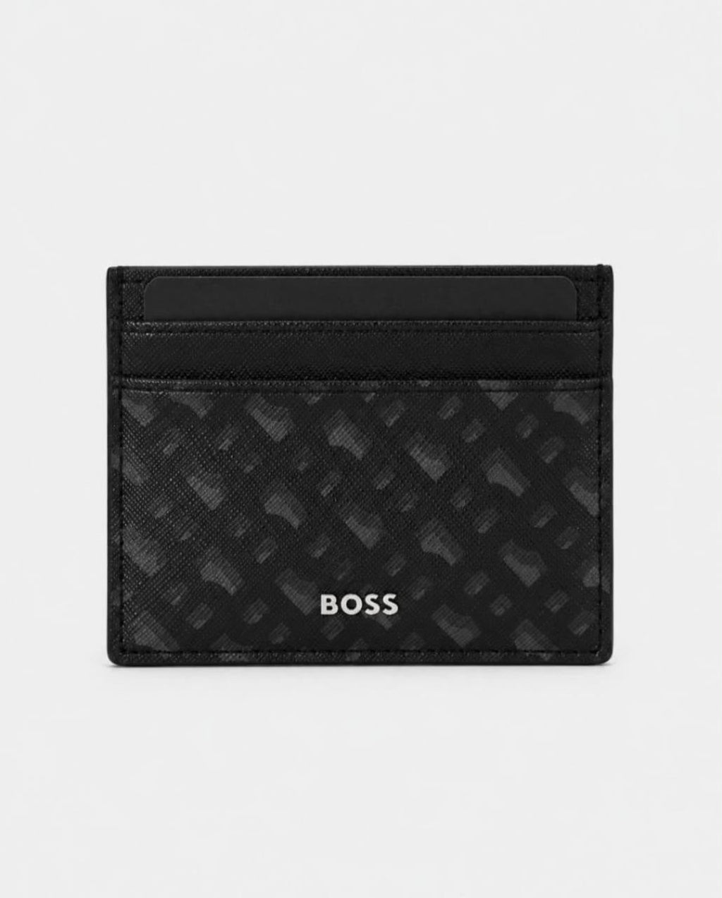 BOSS Tarjetero Negro Camuflaje