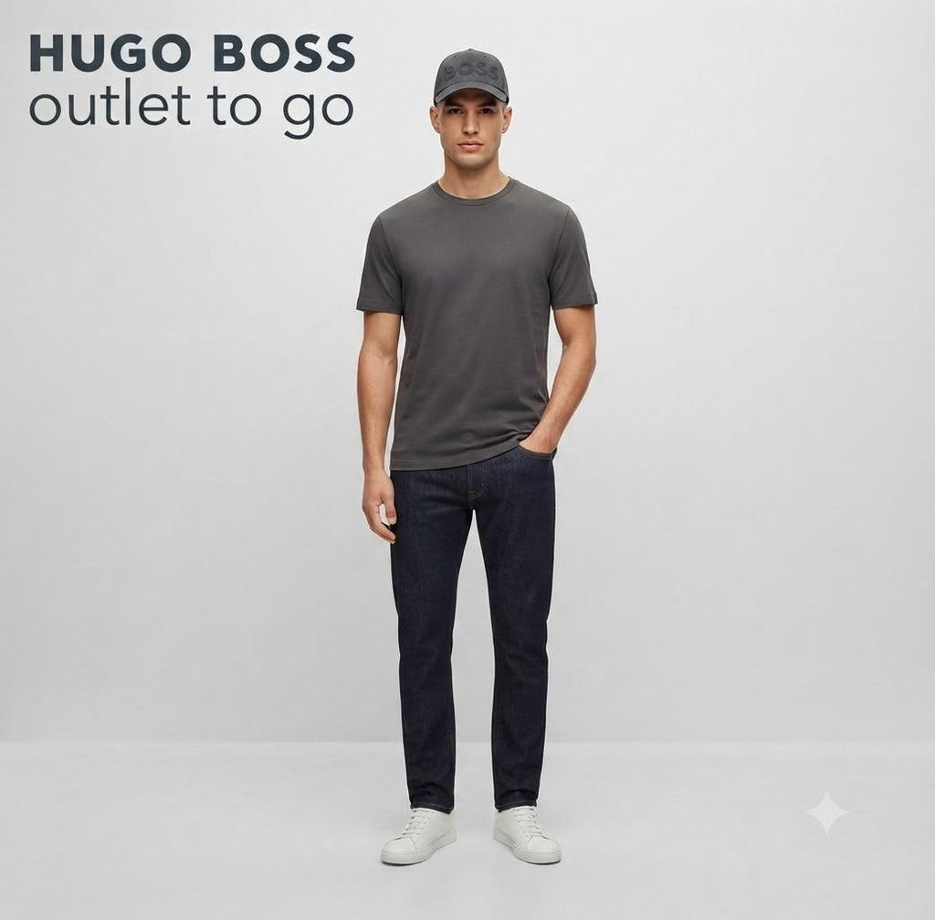 BOSS Gorra Negra Logo Bordado Tonal