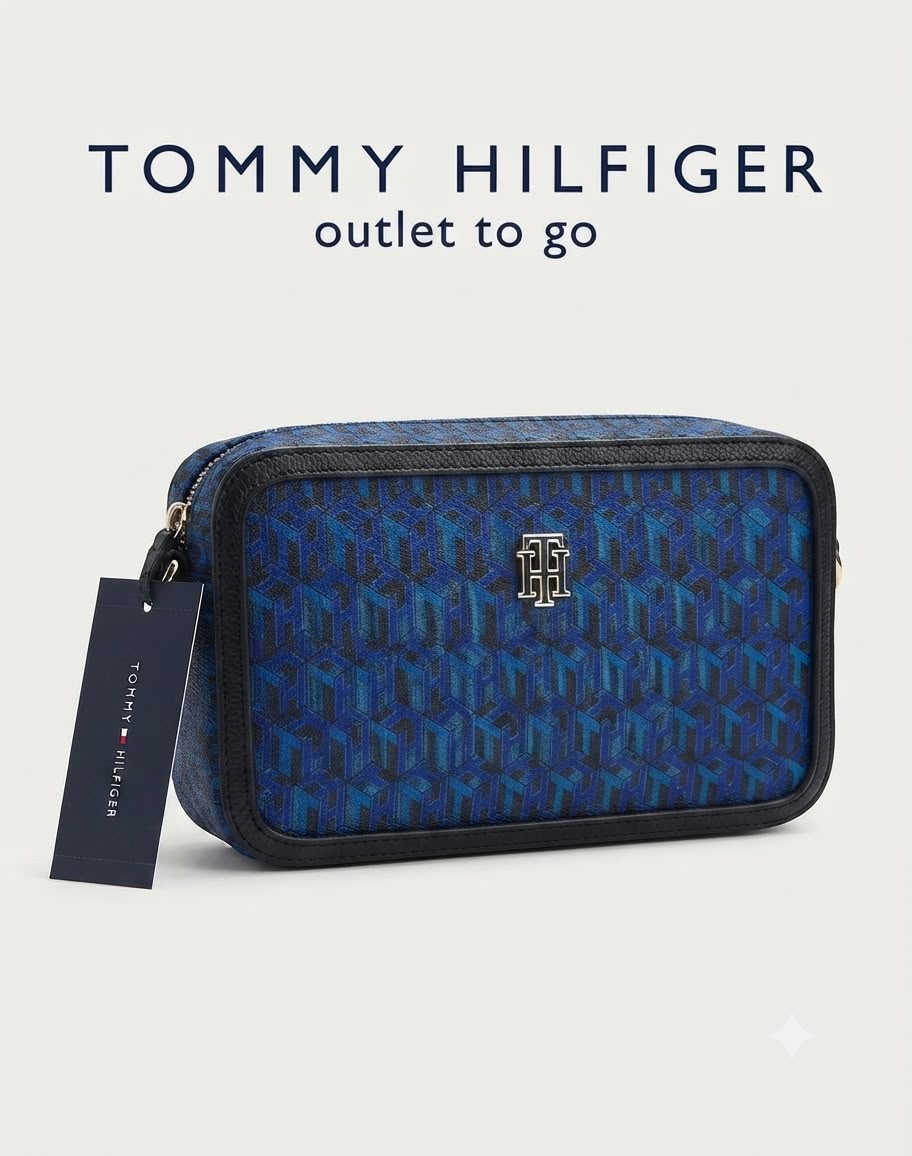 Tommy Hilfiger Bolsa Crossbody Monogram Azul Marino
