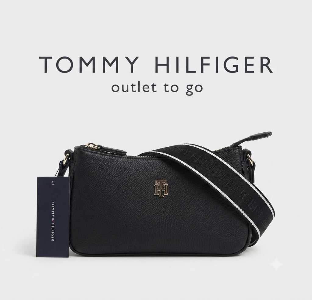 Tommy Hilfiger Bolsa Crossbody Negra Signature