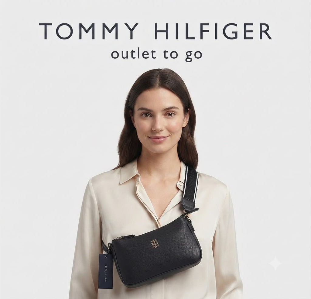 Tommy Hilfiger Bolsa Crossbody Negra Signature