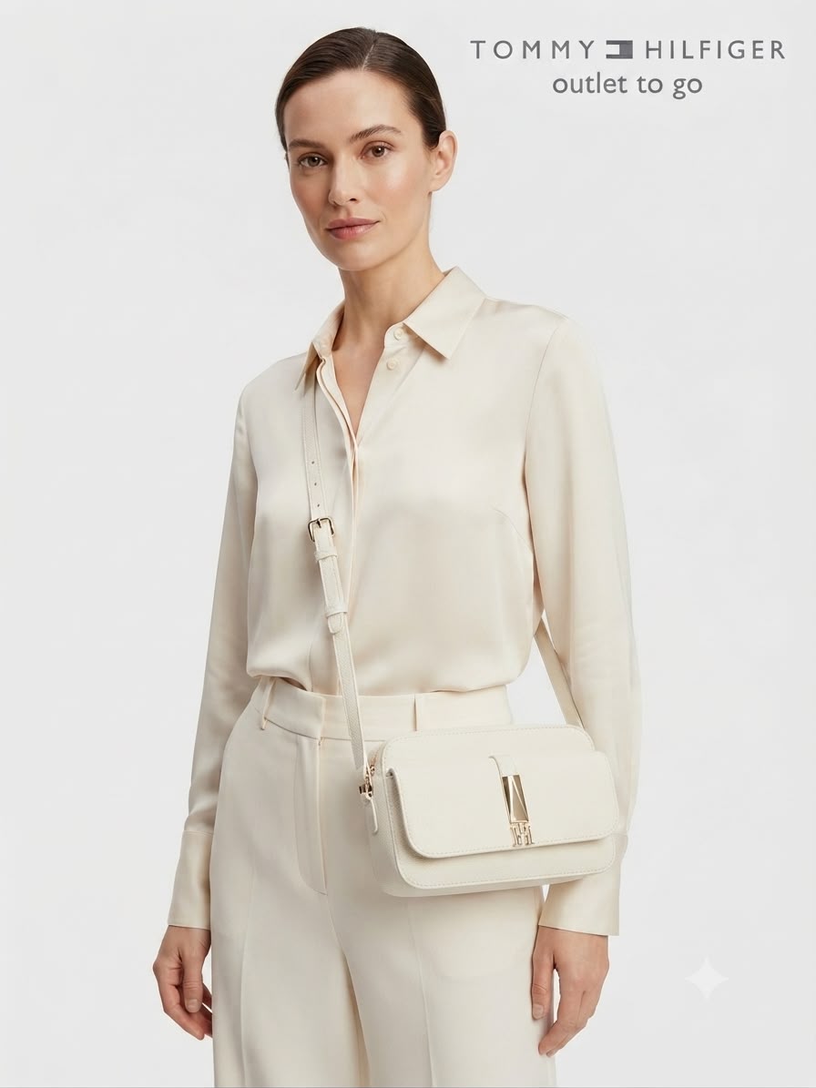 Bolsa Crossbody Tommy Hilfiger Crema