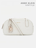 Bolsa Crossbody Anne Klein Blanca con Charm