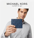 Michael Kors Slim Billfold Wallet para Hombre Color Azul Marino