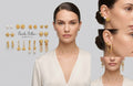 Nicole Miller Set de Aretes Marinos Dorados