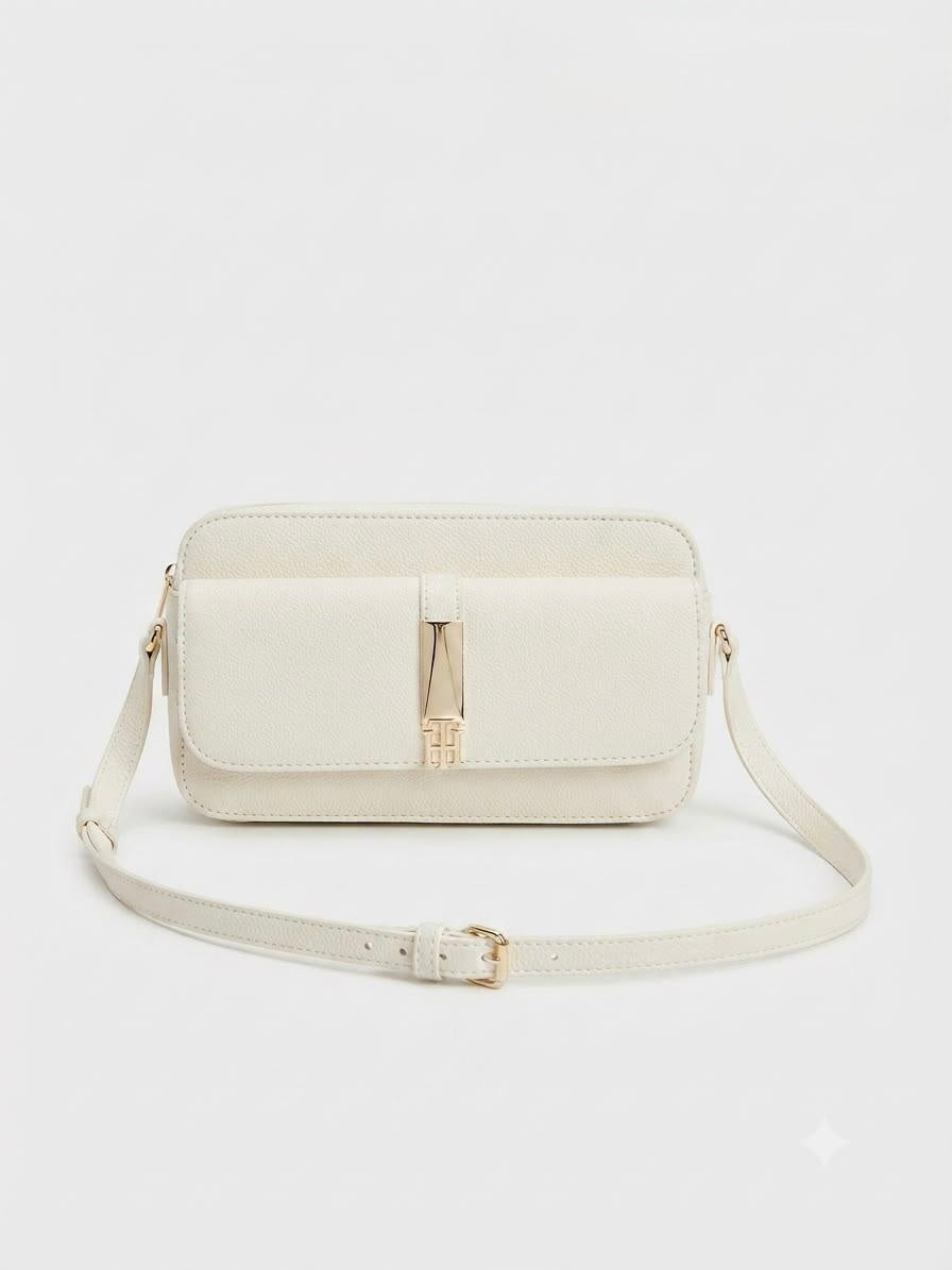 Bolsa Crossbody Tommy Hilfiger Crema