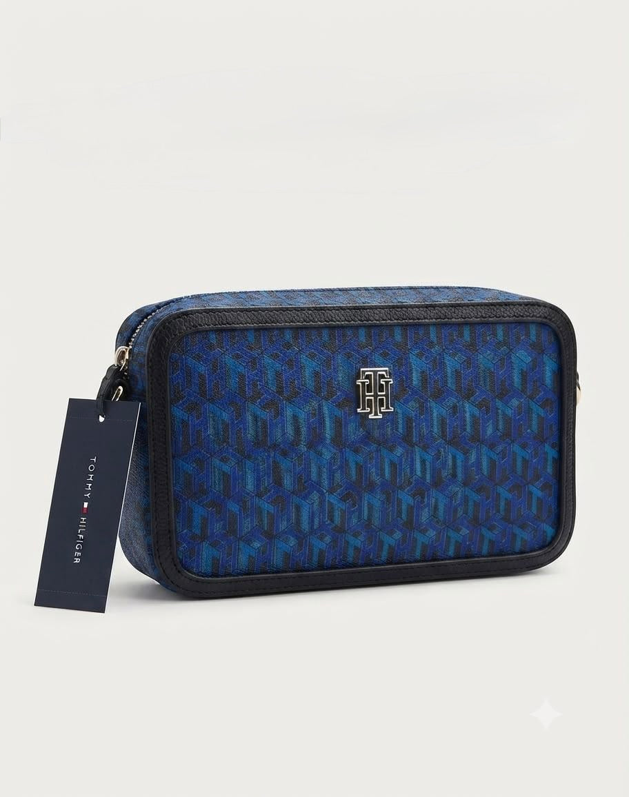 Tommy Hilfiger Bolsa Crossbody Monogram Azul Marino